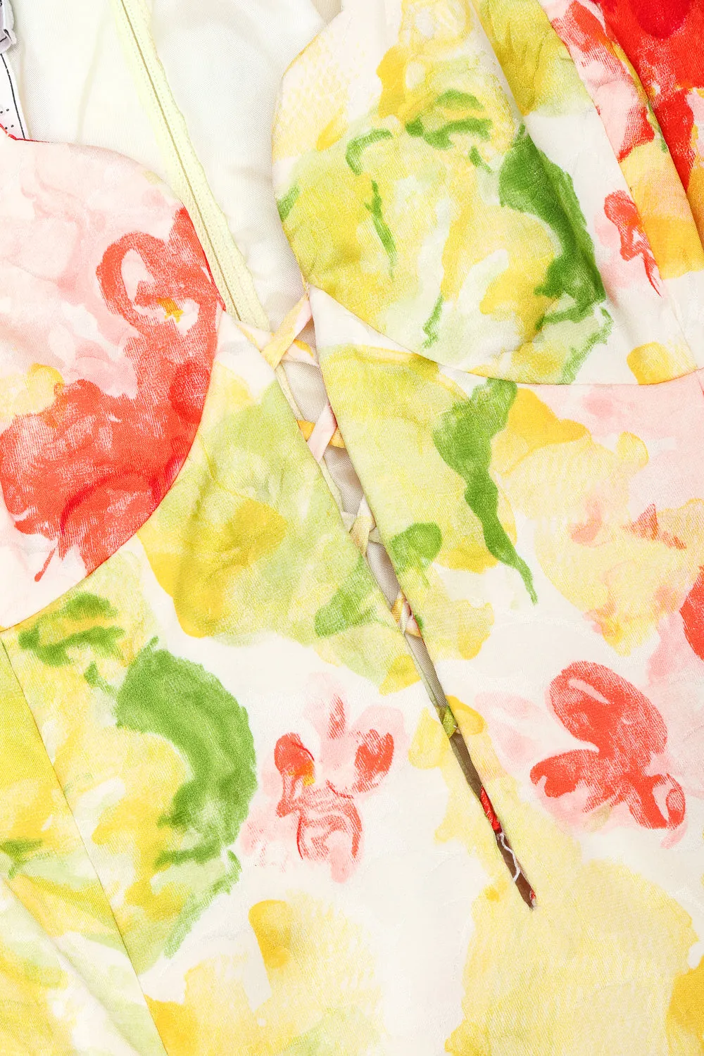 Floral Watercolor Cocktail Dress