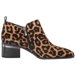 Franco Sarto | Leopard Print Calfskin Ankle Boot