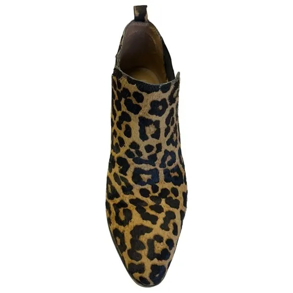 Franco Sarto | Leopard Print Calfskin Ankle Boot