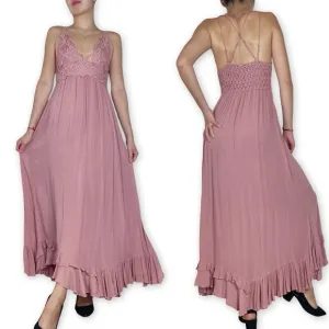 Free People FP One Adella Maxi Slip Dress Size XS