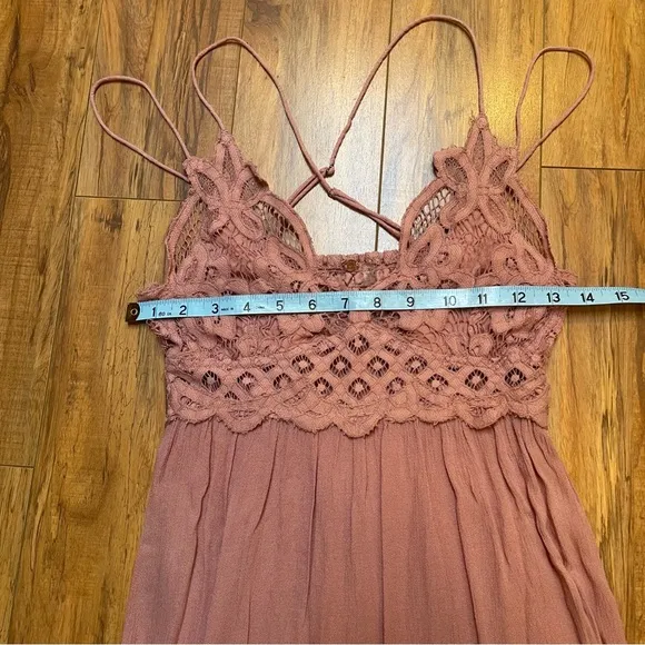 Free People FP One Adella Maxi Slip Dress Size XS