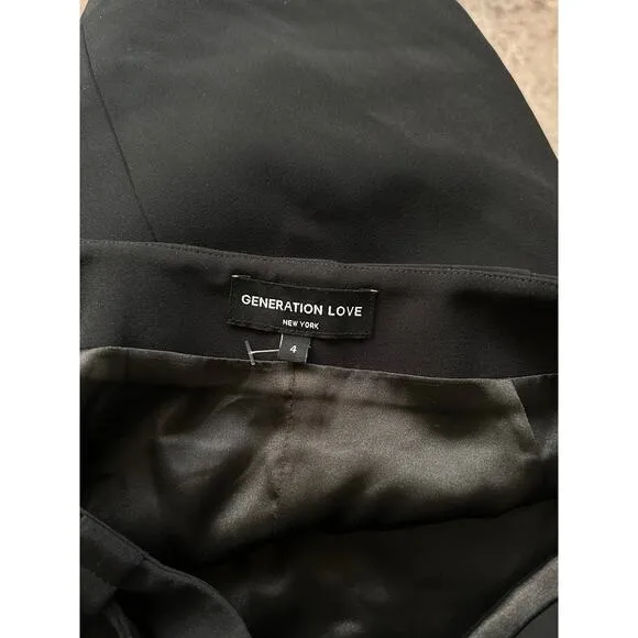 Generation Love Riri Belted Mini Skirt in Black size 4