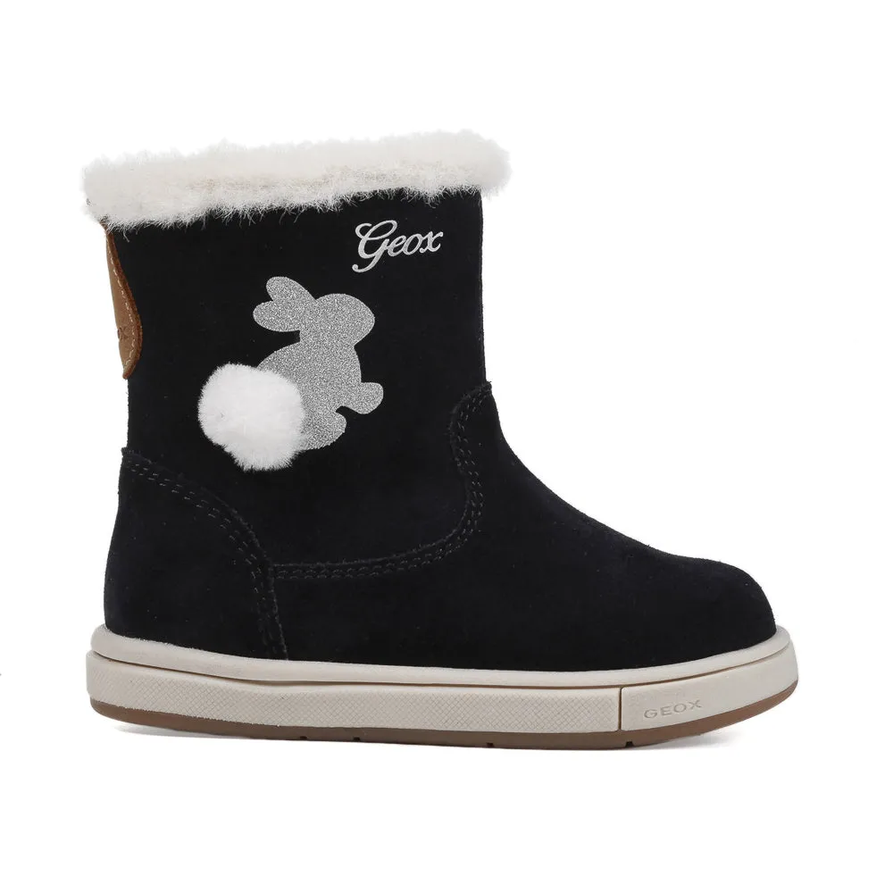 Geox B Trottola Navy Ankle Boots