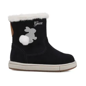 Geox B Trottola Navy Ankle Boots