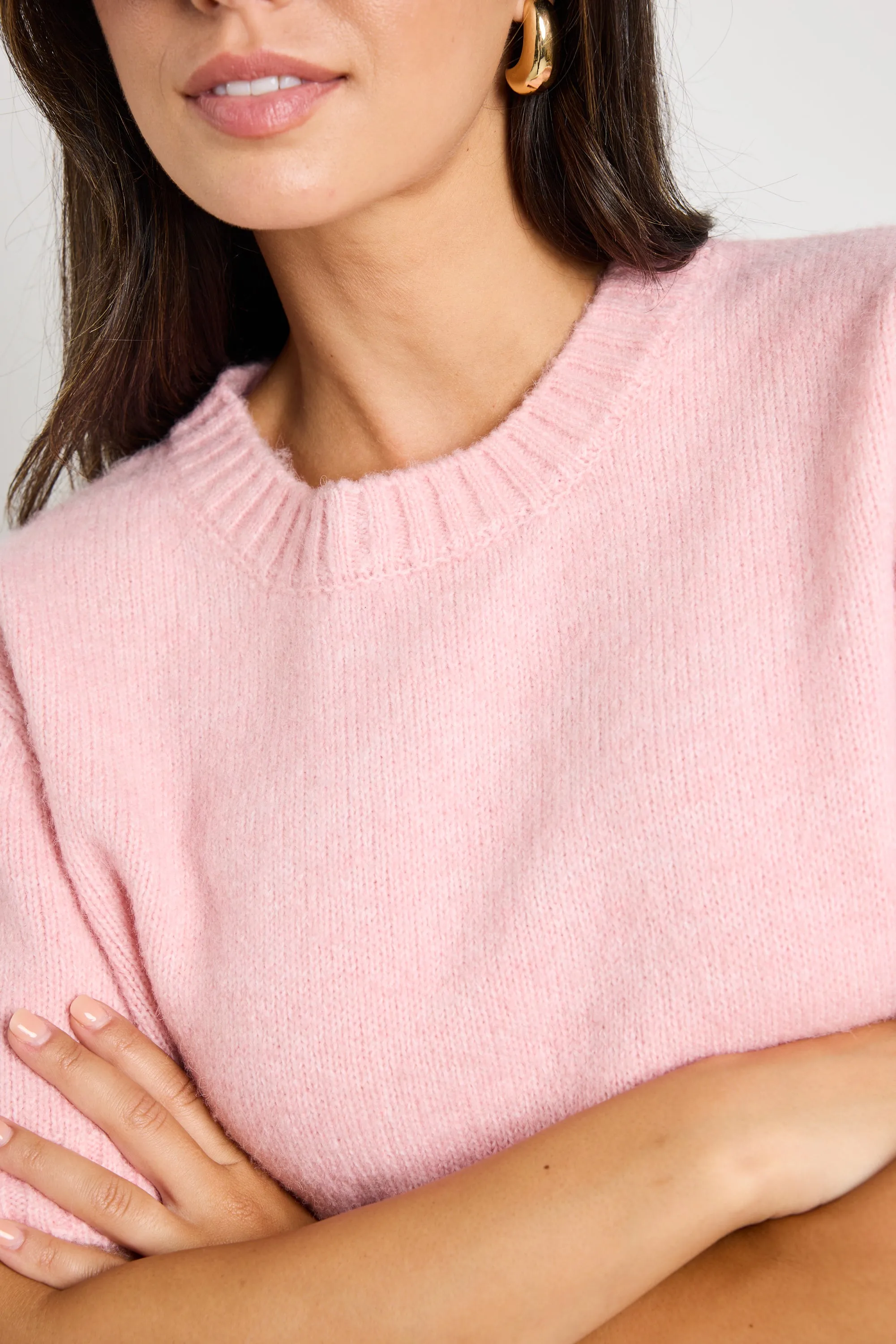 Goddess Blush Soft Knit Tee