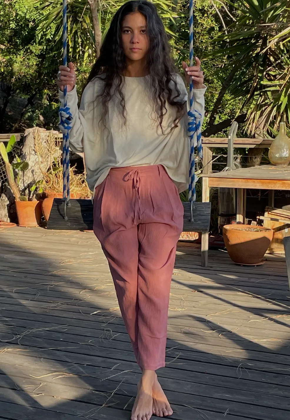 Here. - Relaxed Drawstring Trouser
