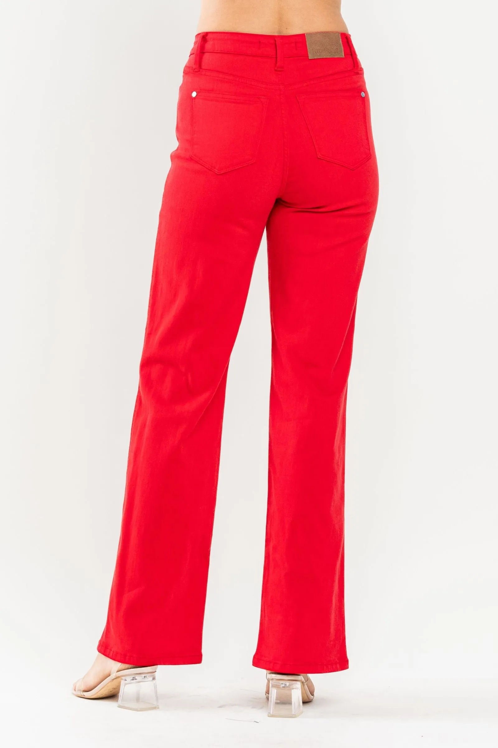 HW RED 90'S STRAIGHT BY JUDY BLUE