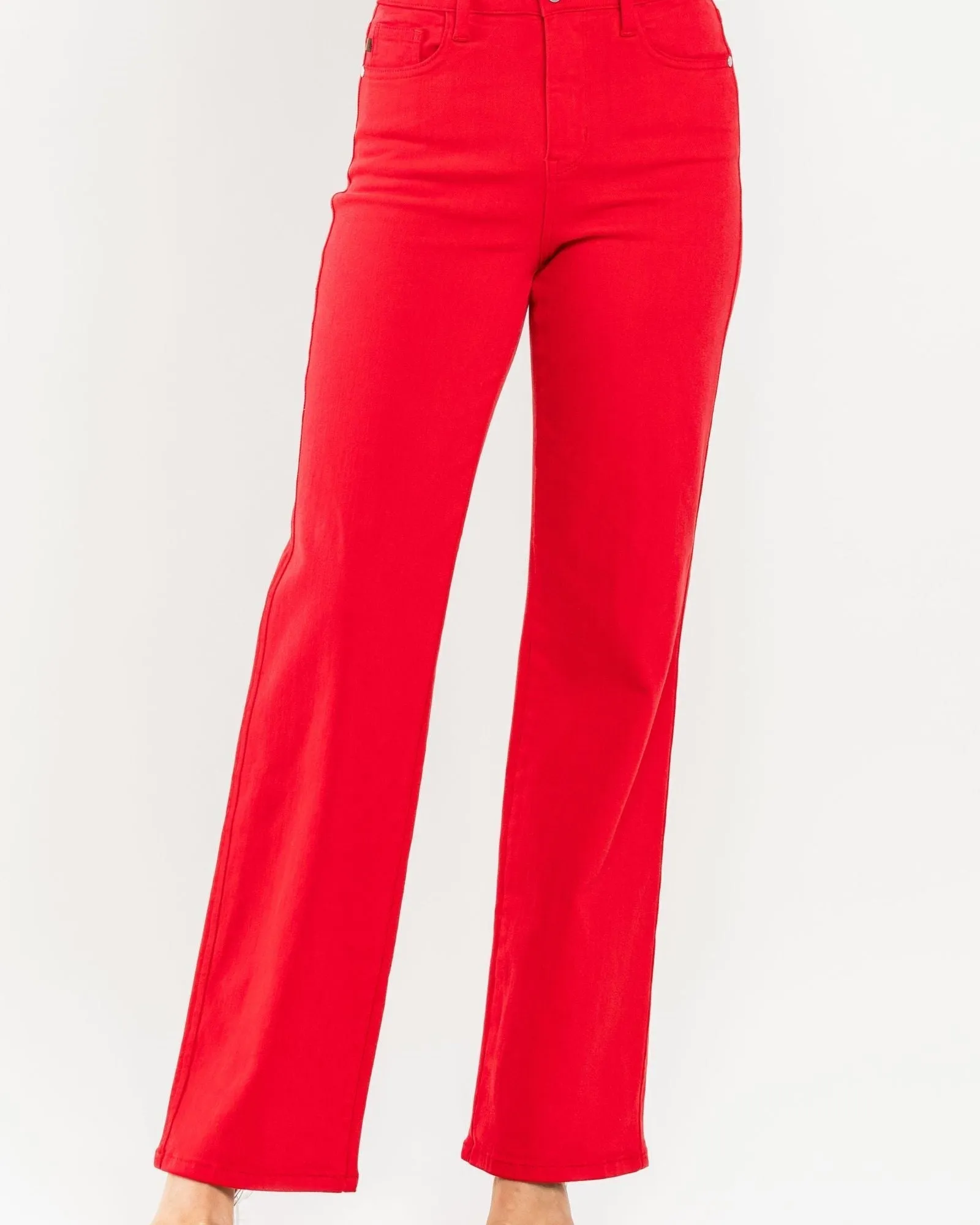 HW RED 90'S STRAIGHT BY JUDY BLUE