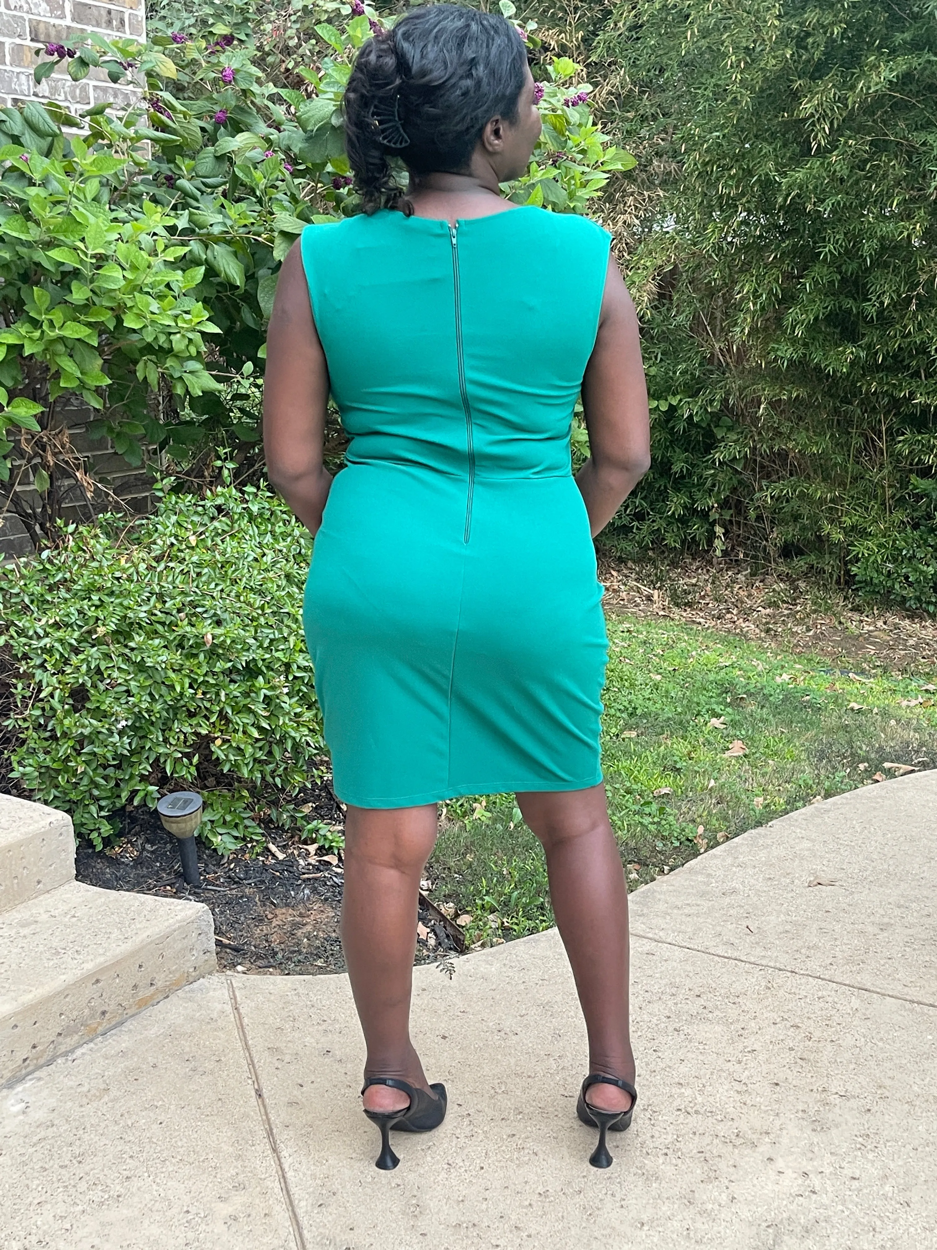 Ivy Green Plus Size Mini Dress