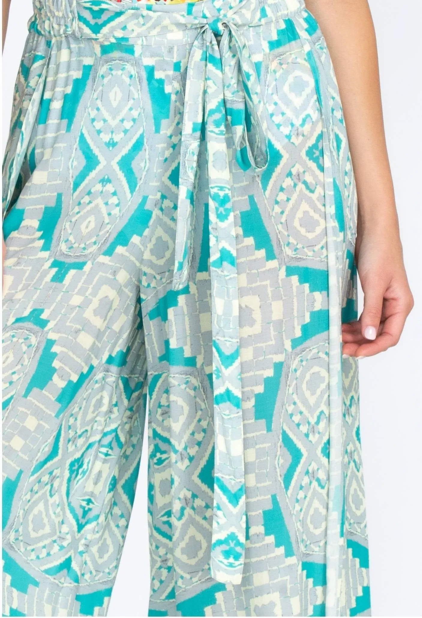 Johnny Was Dandridge Wrap Pants Plus Size CSW4722 Boho Chic