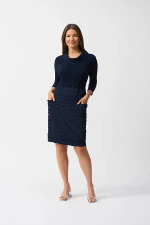 JOSEPH RIBKOFF- WOMEN'S JACQUARD KNIT DRESS
