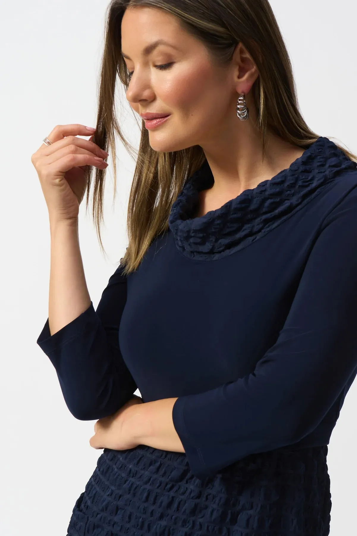 JOSEPH RIBKOFF- WOMEN'S JACQUARD KNIT DRESS