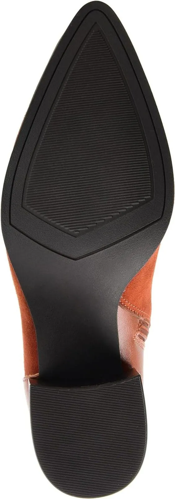 Journee Collection Sharlie Tru Comfort Foam Inside Zip Booties Rust Brown 10M