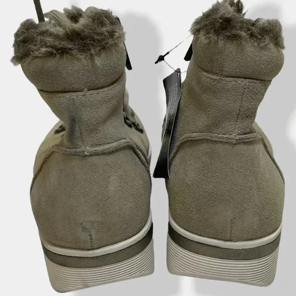 KENNETH Cole Reaction Hum For You Faux Fur Alpine Bootie 7