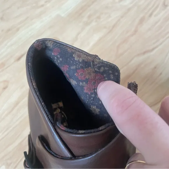 |Korks| Brown Kari Block Heal Bootie in Woman’s Size 9M Brand New!