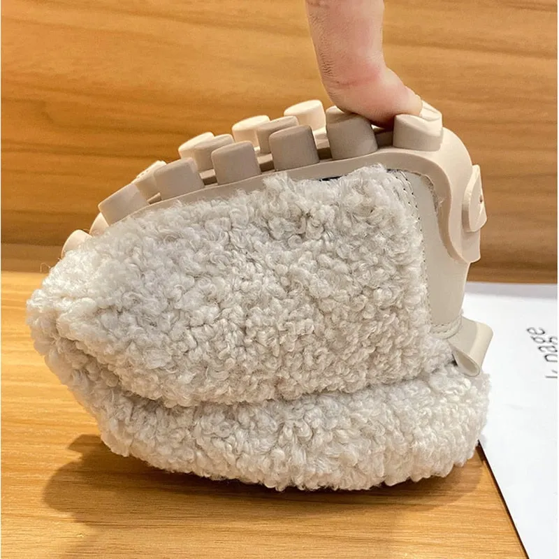 LAVINIA - STYLISH FUZZY LOAFERS