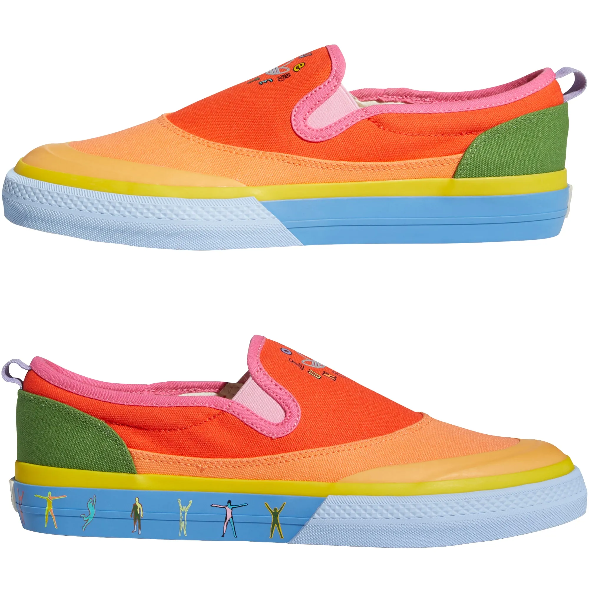LOVE UNITES NIZZA SLIP ON