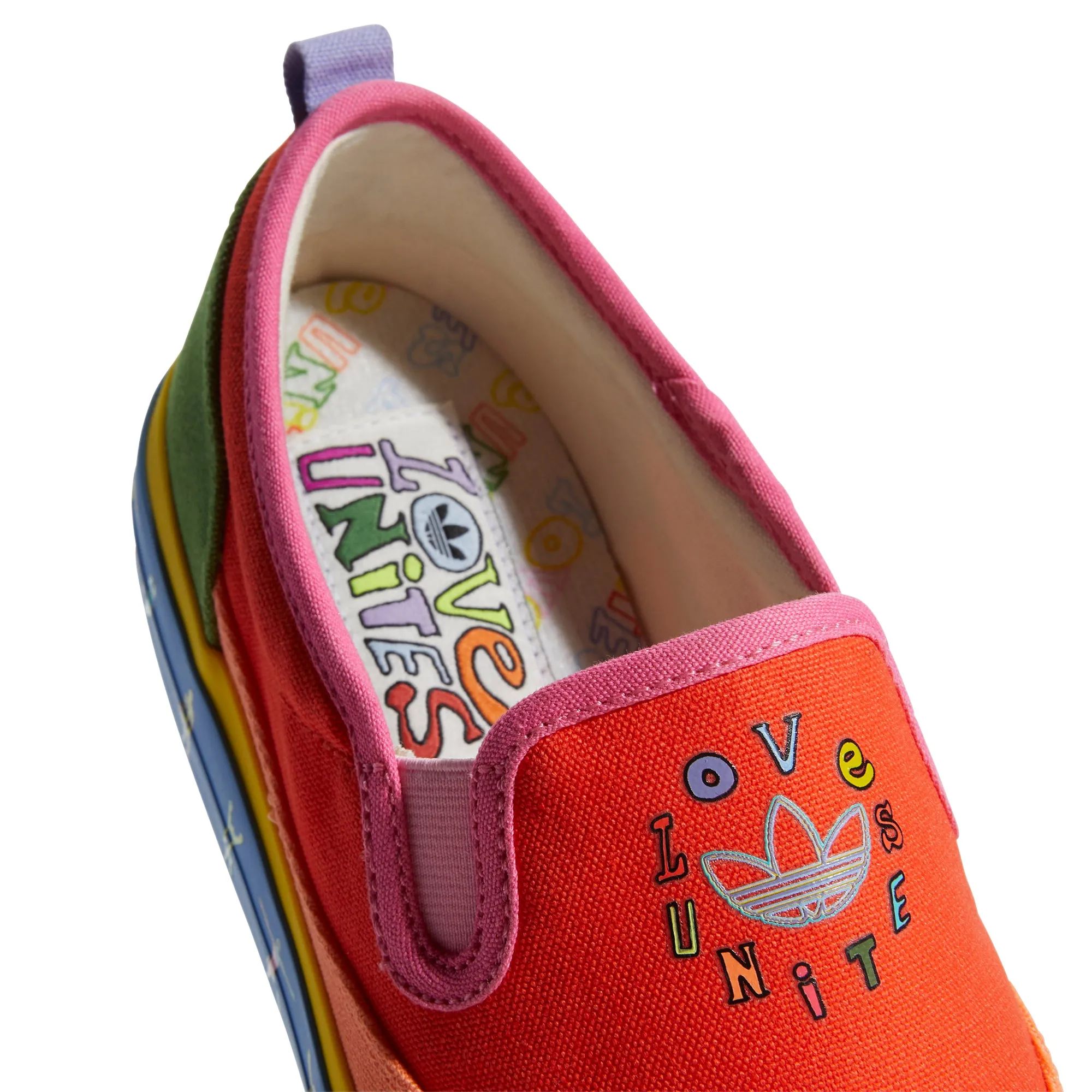 LOVE UNITES NIZZA SLIP ON