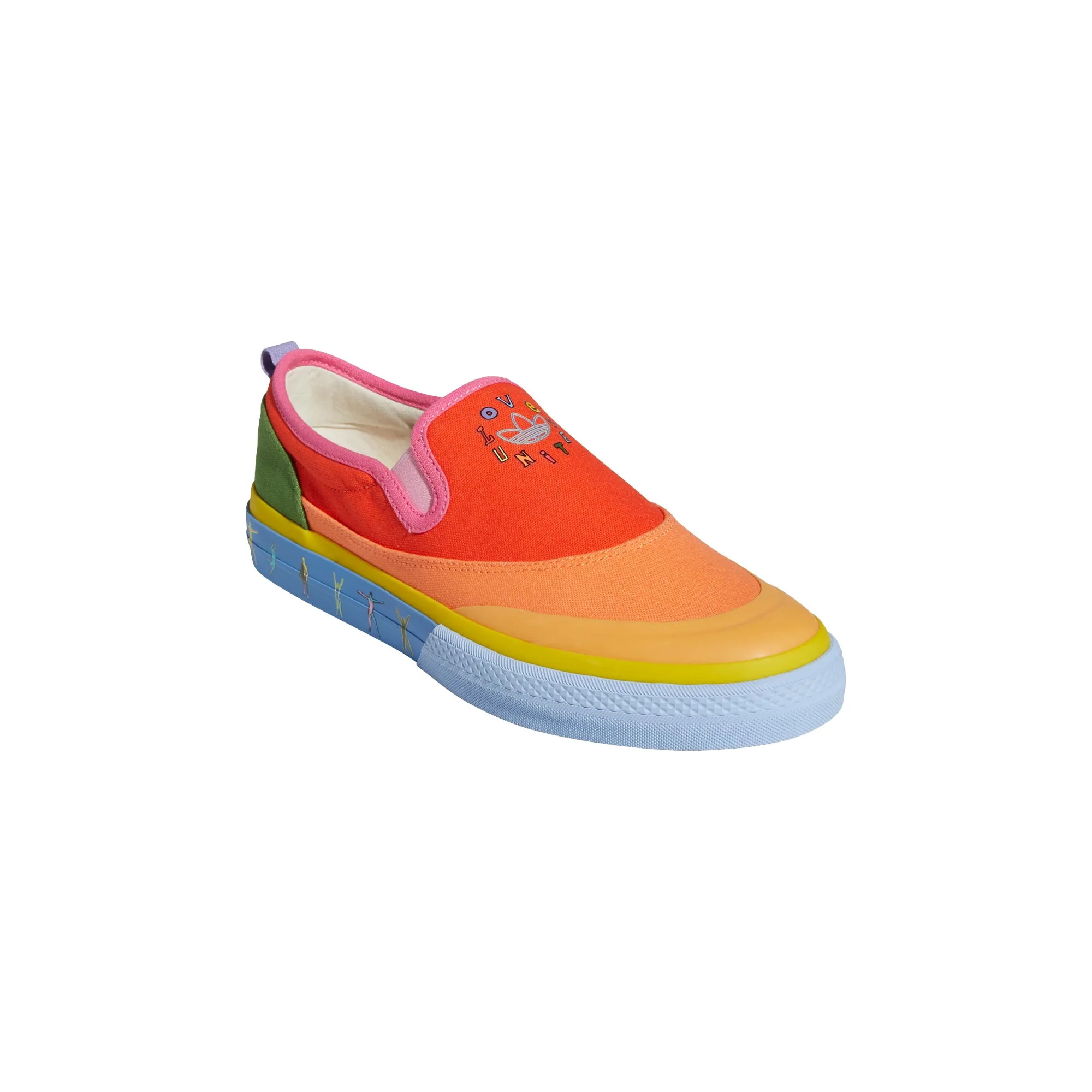 LOVE UNITES NIZZA SLIP ON
