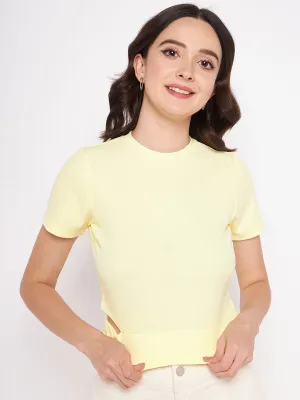 Madame Lemon Slit Cotton Top