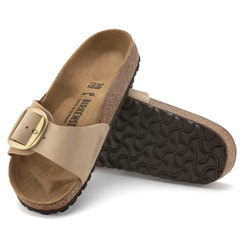 Madrid Big Buckle - Sandcastle Nubuck||Madrid Grosses Boucles - Nubuck sable