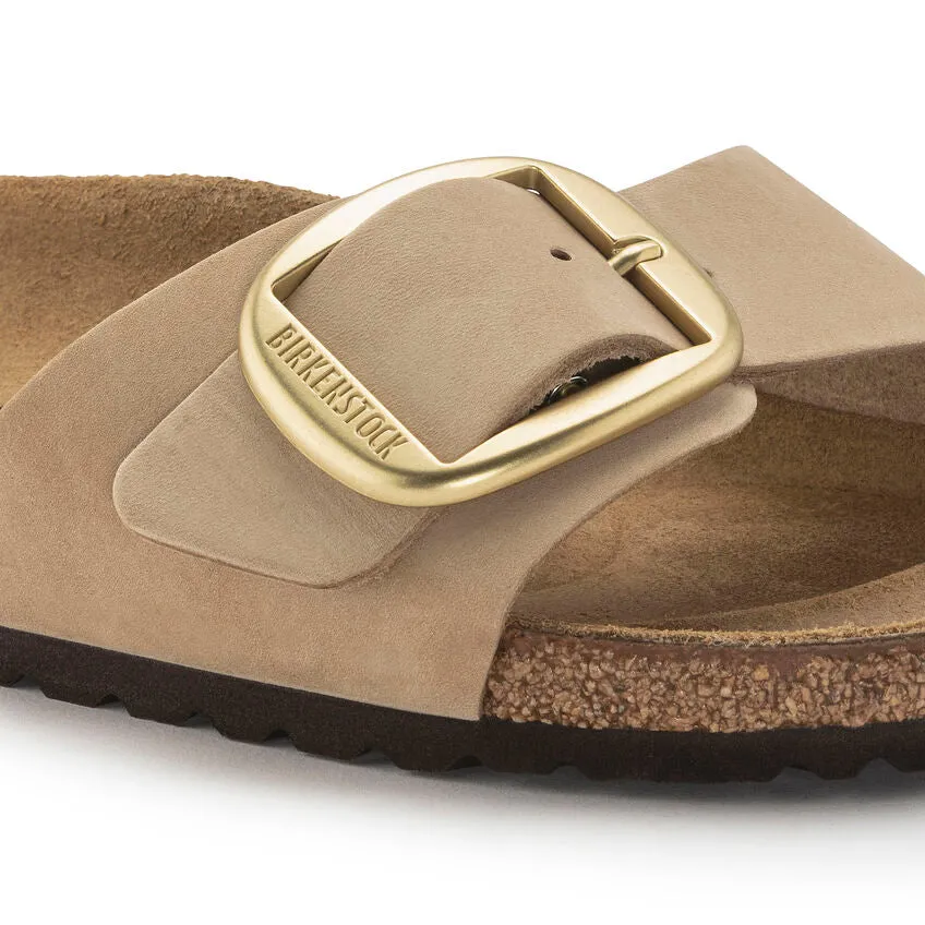 Madrid Big Buckle - Sandcastle Nubuck||Madrid Grosses Boucles - Nubuck sable