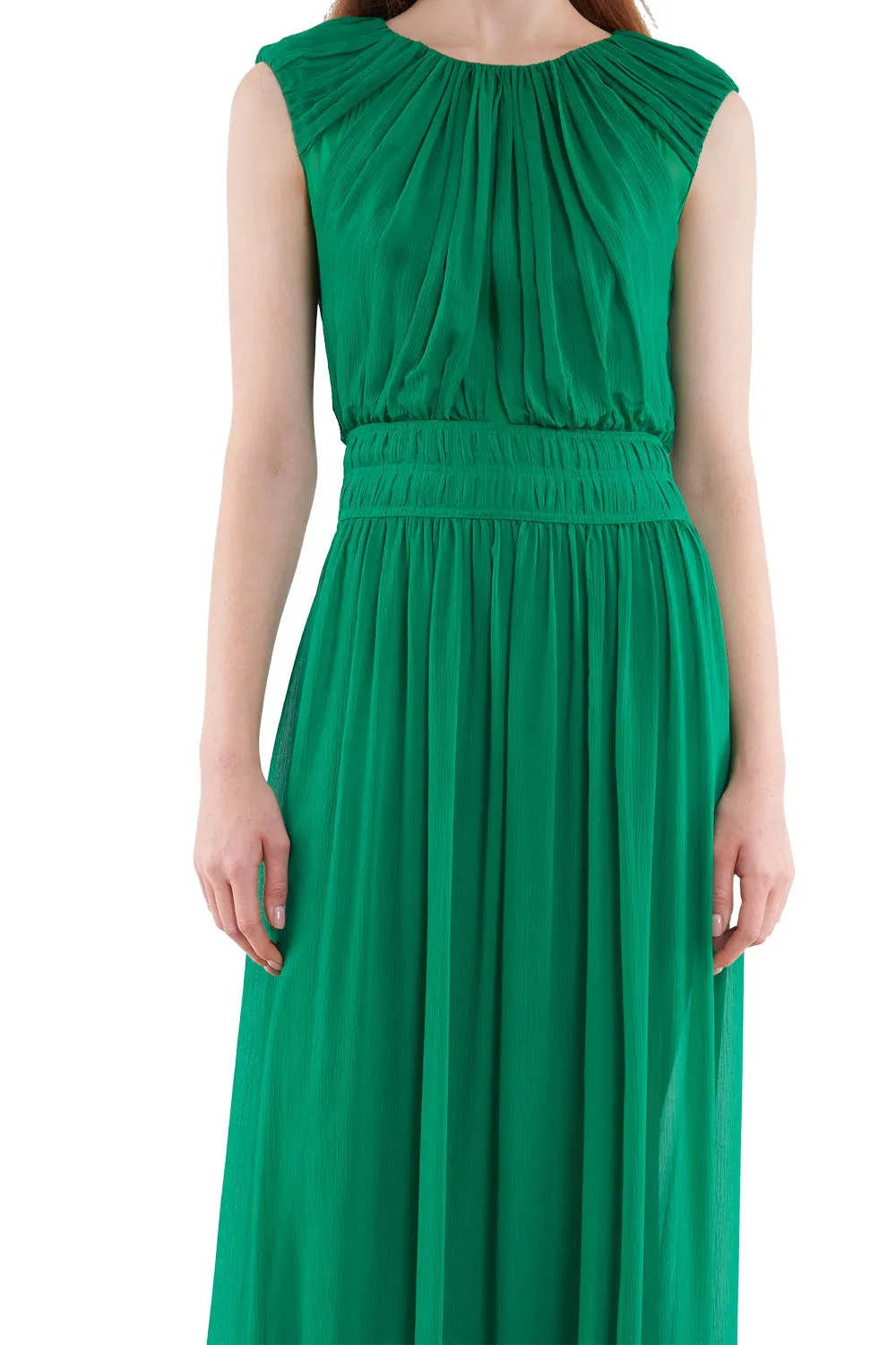 Maryam Dress in Emerald Green