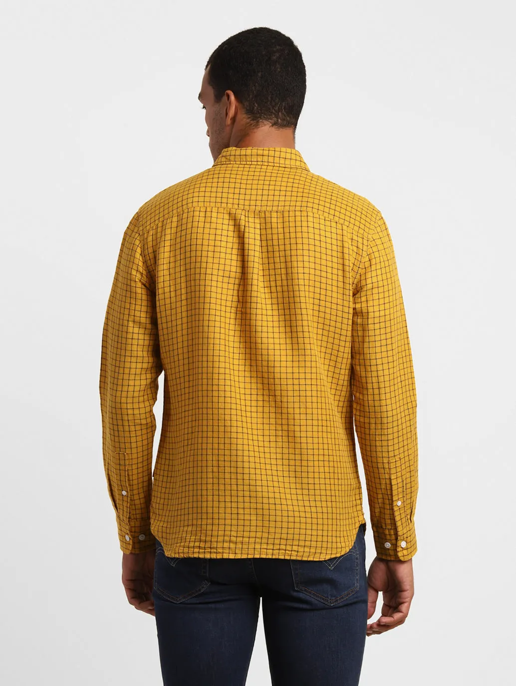 Men's Checkered Slim Fit Shirt