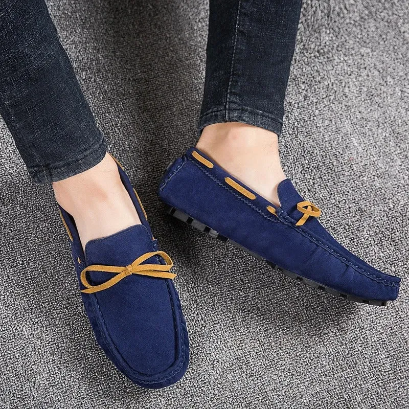 Men’s Classic Loafers with Lining and Drawstring | Perfect for Casual Days