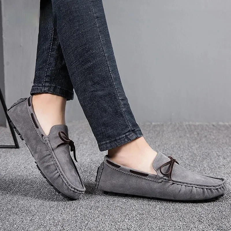 Men’s Classic Loafers with Lining and Drawstring | Perfect for Casual Days
