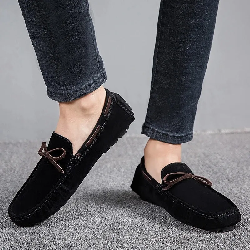 Men’s Classic Loafers with Lining and Drawstring | Perfect for Casual Days