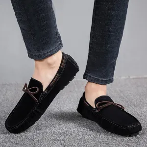 Men’s Classic Loafers with Lining and Drawstring | Perfect for Casual Days