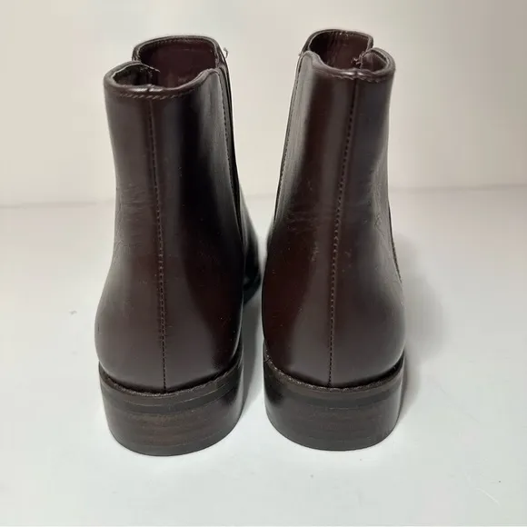 Michael Kors Lainey Flat Bootie Barolo Size 4M Dark Brown Gold (275 Box 31)