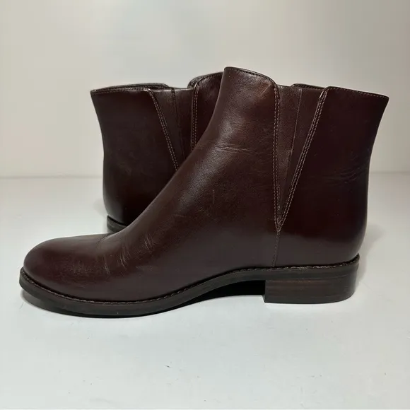 Michael Kors Lainey Flat Bootie Barolo Size 4M Dark Brown Gold (275 Box 31)