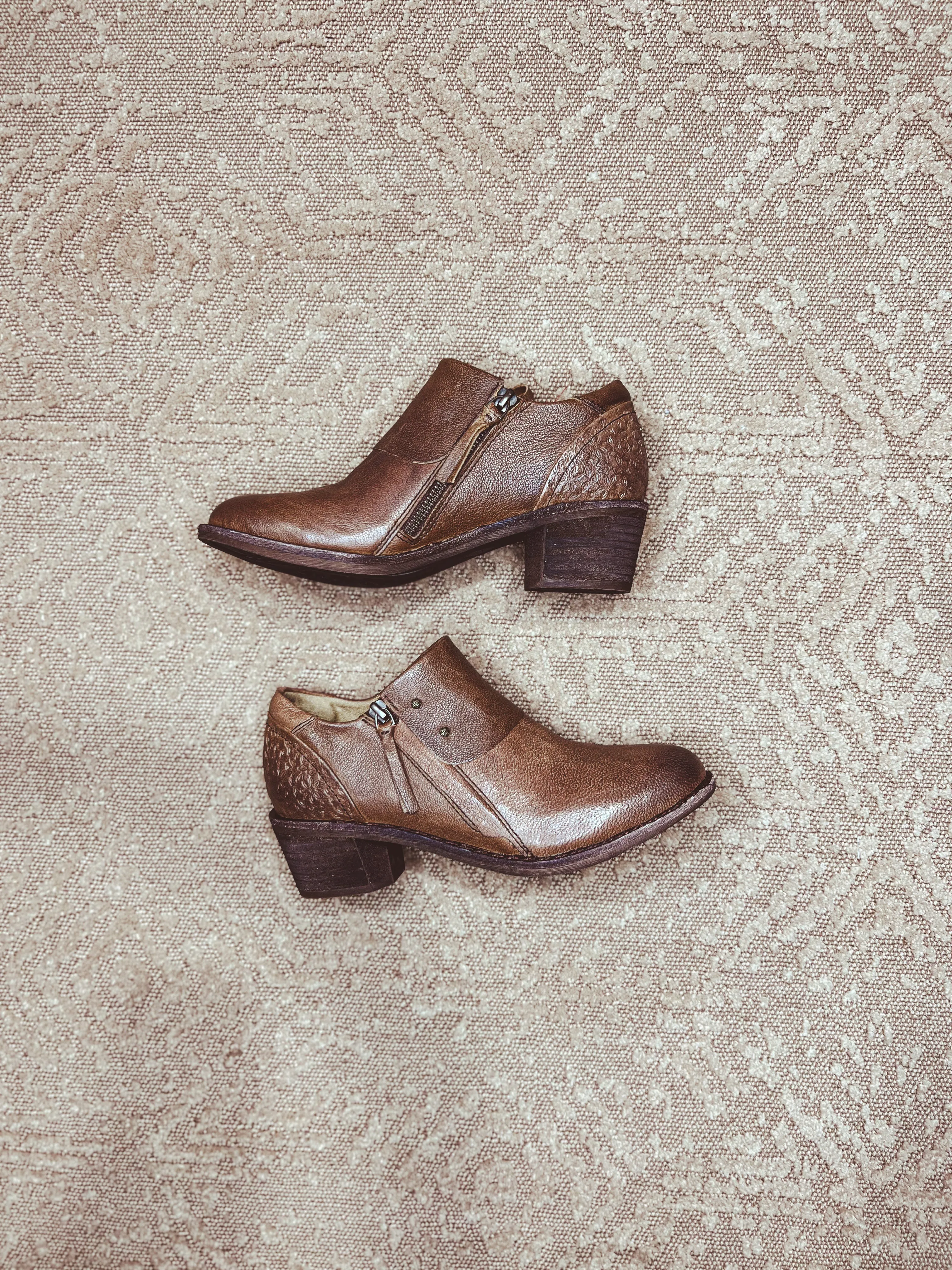 Michelle Dk Brown Bootie