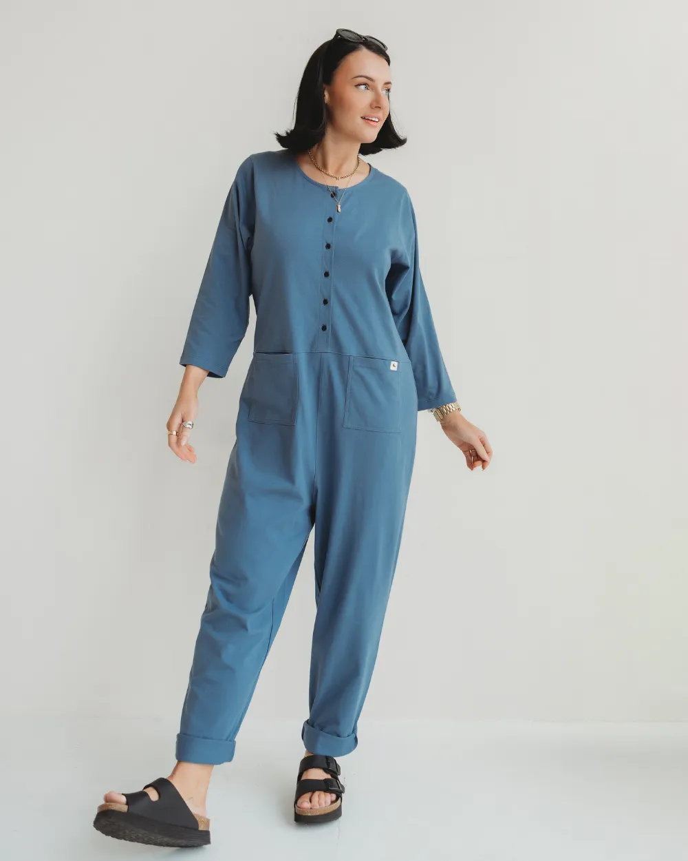 Mila Ocean Dungarees