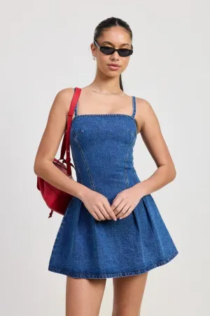MINI PLEATED DRESS
