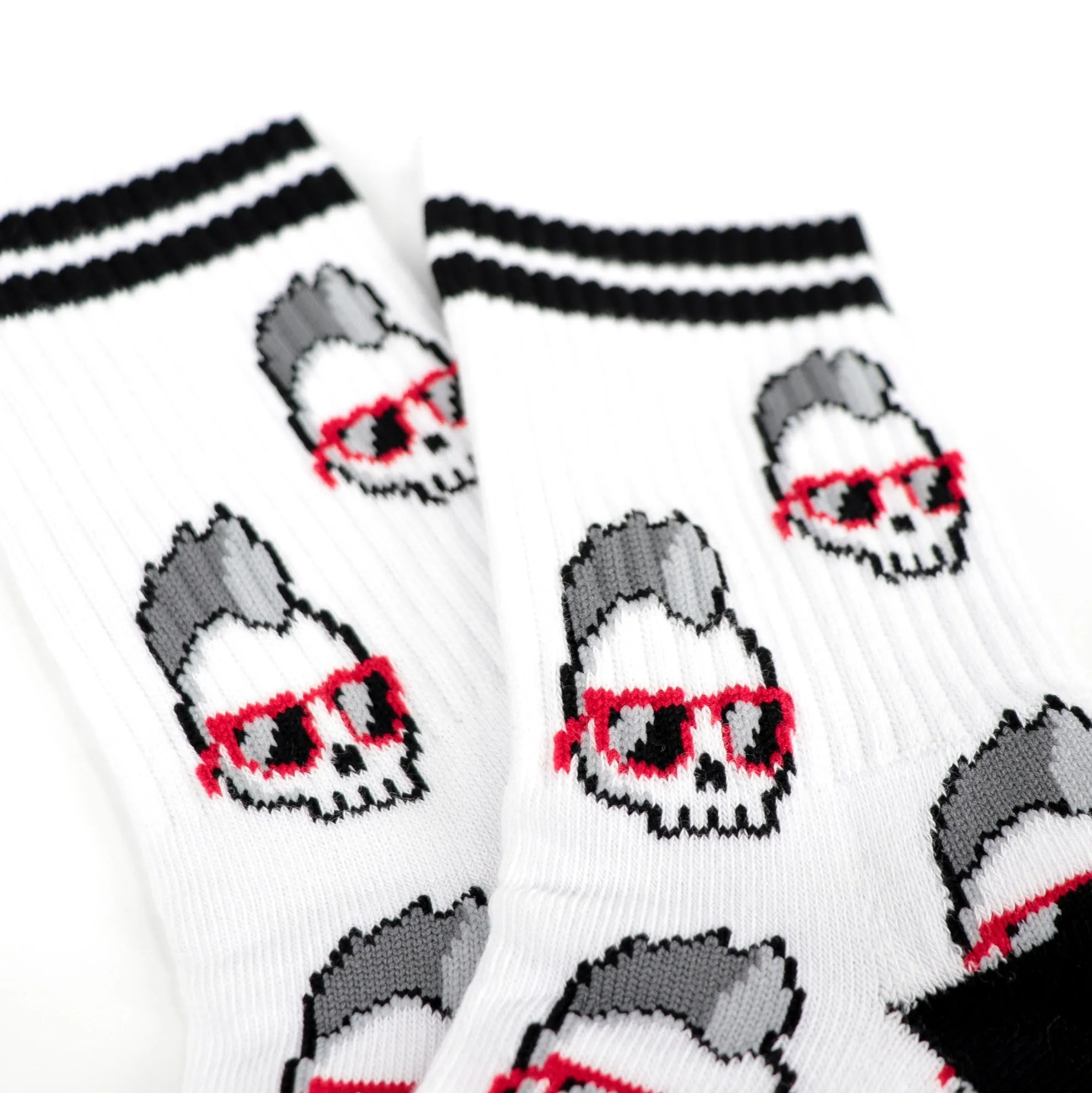 Mohawk skull Crew Socks (size 9-11)