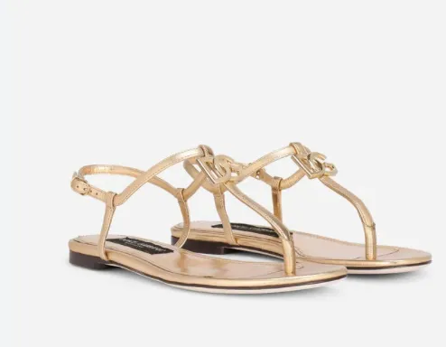 Nappa mordore DG thong sandals
