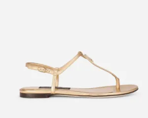 Nappa mordore DG thong sandals