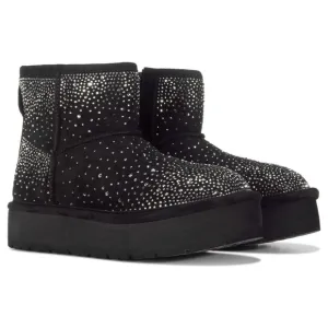 NEW!!!! Madden Girl Platform Rhinestone Bootie Black Kids Size 5 Women’s size 7