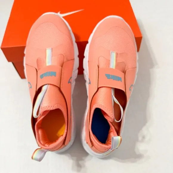 Nike NWB Sz 7Y Crimson Bliss/Worn Blue Flex Runner 2 SDWLK {GS}