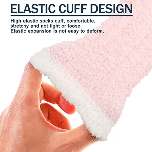 Non Slip Slipper Socks with Grippers, Fuzzy Anti-Slip Socks for Women Girls, Gifts for Womens
