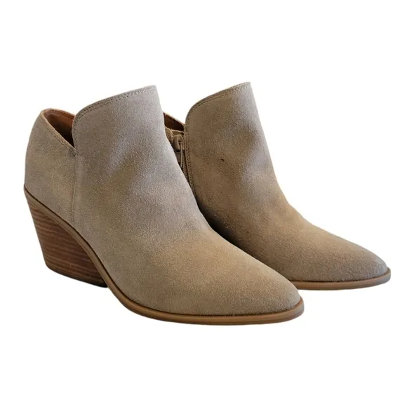 NWOT | Lucky Brand | Stayci Suede Ankle Bootie | Size 8