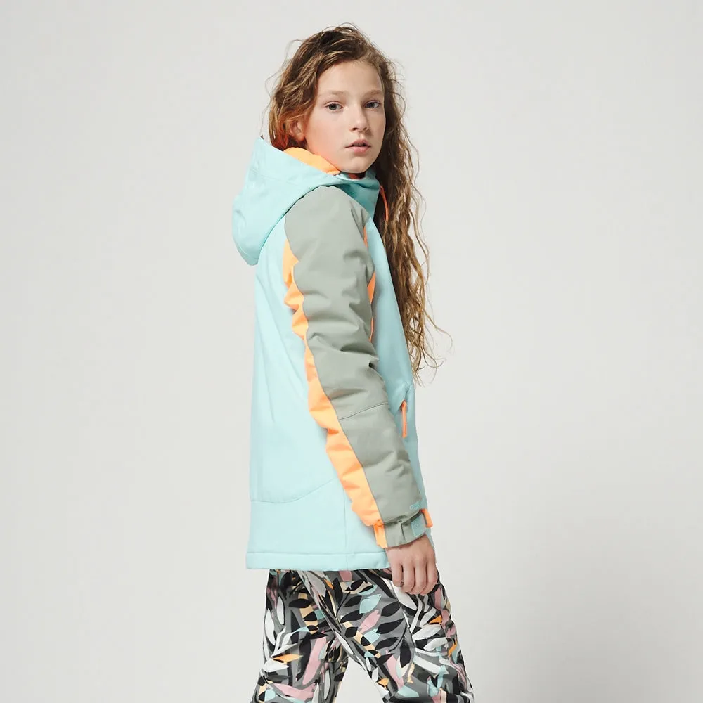 O'Neill Girls Dazzle Snowboard/Ski Jacket - Skylight