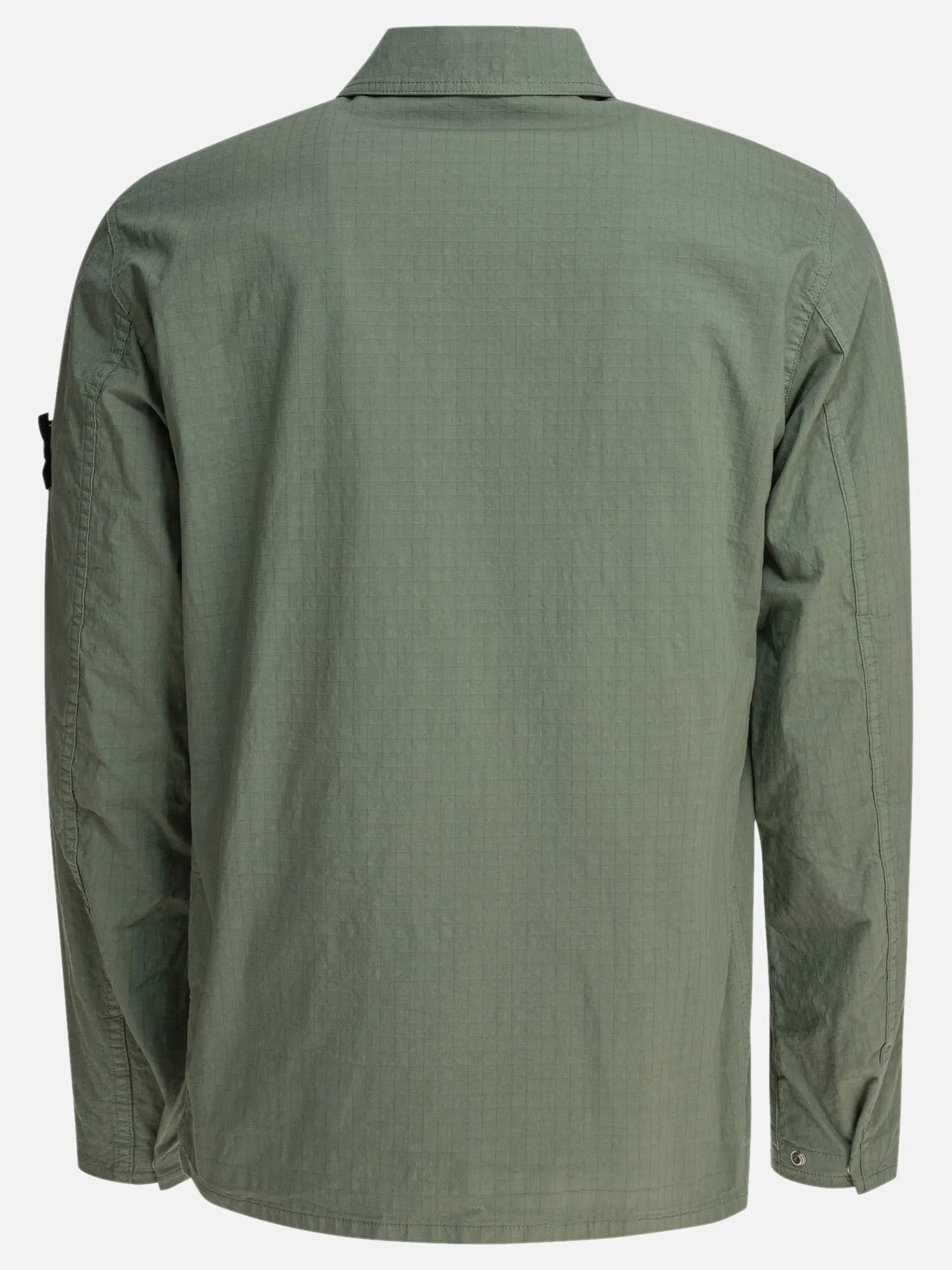 Organic cotton ripstot stretch overshirt