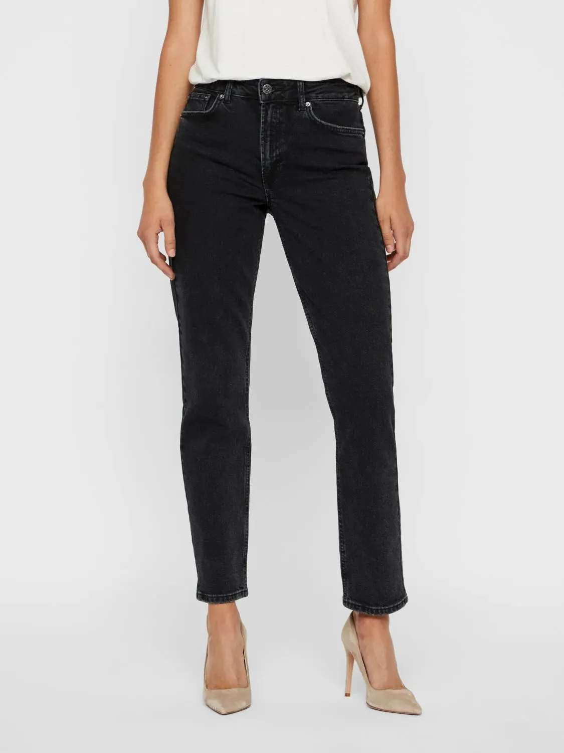 Pantalones Straight Relaxed Sara