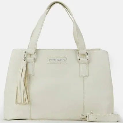 Pierre Cardin Abigail Relaxed Satchel Cream