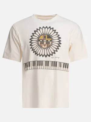 "Piano & Sun Face" T-shirt