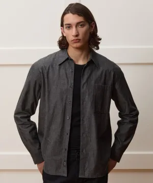 Relaxed Fit Chambray Shirt
